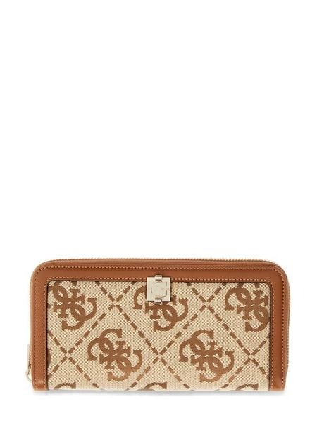 Guess Portfel 182687 Brązowy. Brązowe portfele Guess, z aplikacjami. Za 294.99 zł.