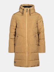 Halti Płaszcz funkcyjny "Linjat" w kolorze jasnobrązowym rozmiar: 44. Brązowe kurtki sportowe HALTI, bez wzorów, bez kaptura, outdoorowe. Za 478.62 zł.