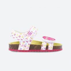 Sandały AGATHA RUIZ DE LA PRADA 242937A Biały. Białe sandały Agatha Ruiz de la Prada, bez wzorów, z syntetyku, bez obcasa, bez zapięcia. Za 189.42 zł.