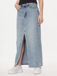 Levi's® Spódnica jeansowa A7512-0000 Niebieski Regular Fit. Niebieskie spódnice s, bez wzorów, z bawełny. Za 249.99 zł.