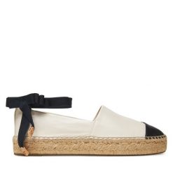 Espadryle Tory Burch. Brązowe espadryle Tory Burch, bez wzorów, bez obcasa, bez zapięcia. Za 979.99 zł.