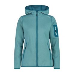 Bluza damska turystyczna CMP 3H19826. Niebieskie bluzy CMP, l, bez wzorów, bez kaptura. Za 297.50 zł.