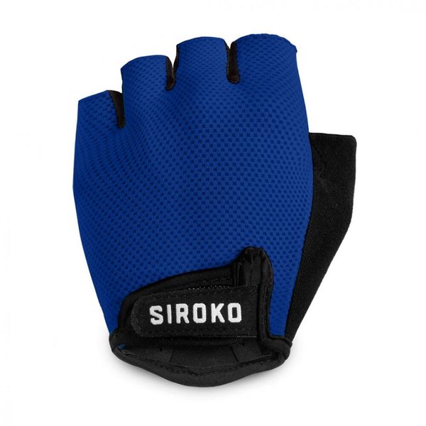Rękawiczki rowerowe Kolarstwo Siroko Aero Dark Blue. Niebieskie rękawiczki SIROKO, bez wzorów, z nylonu, sportowe. Za 190.00 zł.
