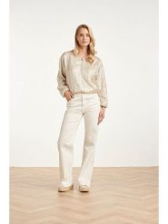 Smashed Lemon Dżinsy - Comfort fit - w kolorze białym rozmiar: M. Białe jeansy Smashed Lemon, m, bez wzorów, z podwyższonym stanem. Za 199.95 zł.