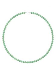 Pearline Srebrny naszyjnik z awenturynem - dł. 50 cm rozmiar: onesize. Szare naszyjniki Pearline, srebrne. Za 180.95 zł.