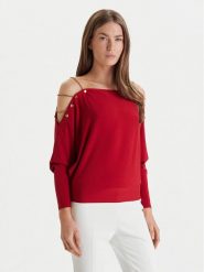 Marciano Guess Bluzka 6RGP05 6257A Czerwony Regular Fit. Czerwone bluzki Marciano Guess, s, z aplikacjami, z syntetyku, bez kołnierzyka, bez ramiączek. Za 599.99 zł.