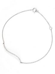 Maison héritage PARIS Złota bransoletka "Amya" z diamentami rozmiar: onesize. Szare bransoletki Maison héritage PARIS, z diamentem, złote. Za 1,304.99 zł.