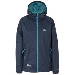 Kurtka damska Trespass Qikpac Marynarka Wojenna. Niebieskie marynarki i żakiety Trespass, bez wzorów, militarne. Za 282.99 zł.