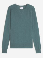 Just Cashmere Kaszmirowy sweter w kolorze zielonym rozmiar: S. Zielone swetry Just Cashmere, s, bez wzorów, z kaszmiru, bez ramiączek. Za 361.99 zł.