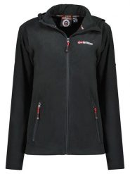 Geographical Norway Kurtka polarowa "Unicia" w kolorze czarnym rozmiar: S. Czarne swetry Geographical Norway, s, bez wzorów, z polaru, bez ramiączek. Za 87.81 zł.
