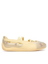 Puma Baleriny Speedcat Ballet Silky 408425 Żółty jasny. Żółte baleriny Puma, bez wzorów, z materiału, bez obcasa. Za 399.99 zł.