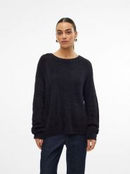 Vero Moda Sweter w kolorze czarnym rozmiar: XS. Czarne swetry Vero Moda, xs, bez wzorów, bez ramiączek. Za 65.85 zł.