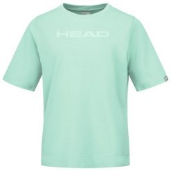 Koszulka damska Head Motion. Niebieskie bluzki Head, bez wzorów, sportowe, bez kołnierzyka, bez ramiączek. W wyprzedaży za 139.50 zł.