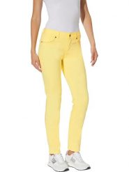Heine Dżinsy - Slim fit - w kolorze żółtym rozmiar: 40. Żółte jeansy Heine, bez wzorów. Za 132.05 zł.