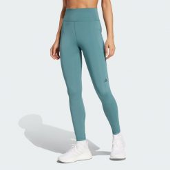 Legginsy Own the Run 7/8. Niebieskie legginsy Adidas, xl, bez wzorów, z materiału, do biegania. Za 279.00 zł.