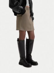 G-Star Raw Kozaki EO-GLCI-GLC8137 Czarny. Czarne kozaki G-Star, ze skóry, bez obcasa, na płaskiej podeszwie, bez zapięcia. Za 639.99 zł.