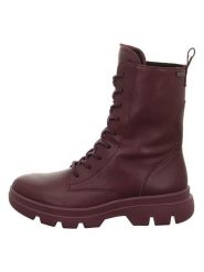 Legero Skórzane botki "Angelina" w kolorze bordowym rozmiar: 38. Czerwone botki Legero, bez wzorów, z gore-texu, bez obcasa, bez zapięcia. Za 367.22 zł.