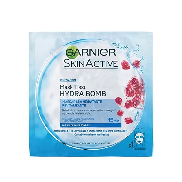 Garnier Skin Active HydraBomb – granat Maseczki w płachcie 32 ml Damski. Maseczki Garnier. Za 67.09 zł.