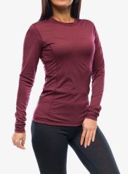 Bluza termoaktywna damska Sensor Merino Air Tee LS. Czerwone bluzy Sensor, s, bez wzorów, z materiału, bez kaptura. Za 307.99 zł.