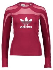 Adidas Koszulka w kolorze jagodowym rozmiar: 34. Czerwone bluzki Adidas, bez wzorów, bez kołnierzyka, bez ramiączek. Za 79.03 zł.