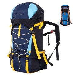 Plecak turystyczny 60L – regulowany system nośny, komora na buty. Niebieskie trekkingi CITYSPORTS, trekkingowe. Za 489.00 zł.