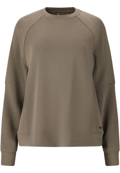 Bluza damska Athlecia Jacey. Brązowe bluzy ENDURANCE, bez wzorów, z materiału, bez kaptura. Za 233.00 zł.