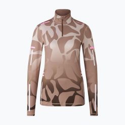 Longsleeve termoaktywny damski BOGNER FIRE+ICE Ilvy 3. Brązowe bielizna sportowa bez wzorów. Za 569.99 zł.