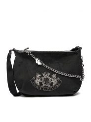 Juicy Couture Torebka CEO-BIJXT8990WZC Czarny. Czarne torebki klasyczne Juicy Couture, bez wzorów, z materiału, bez dodatków. Za 349.99 zł.