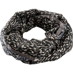 Szal koło w animalistyczny deseń bonprix czarno-jasnobrązowo-ciemnobrązowy. Czarne szaliki bonprix, bez wzorów. Za 44.99 zł.