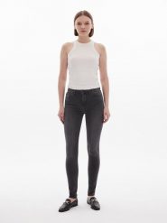 LTB Dżinsy "Amy" - Skinny fit - w kolorze szarym rozmiar: W27/L28. Szare jeansy LTB, l, z aplikacjami, z podwyższonym stanem. Za 70.41 zł.
