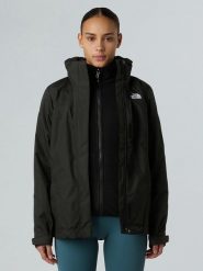 The North Face Kurtka funkcyjna 3w1 w kolorze czarnym rozmiar: M. Czarne kurtki sportowe The North Face, m, bez wzorów, z materiału, bez kaptura, outdoorowe. Za 657.33 zł.