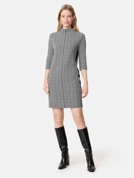 Gerry Weber Sukienka w kolorze czarno-białym rozmiar: 36. Białe sukienki Gerry Weber, bez wzorów, bez kołnierzyka, bez ramiączek, mini. Za 187.96 zł.