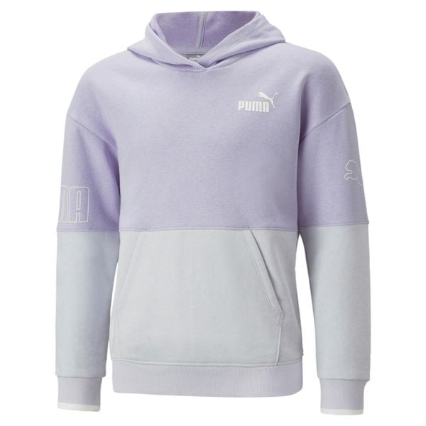 Puma Bluza Power Colorblock Tr 67354925. Fioletowe bluzy Puma, s, bez wzorów, z gumy, z kapturem. Za 166.99 zł.
