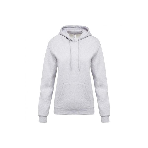 Bluza damska z kapturem Kariban. Białe bluzy KARIBAN, xs, bez wzorów, z bawełny, z kapturem. Za 139.00 zł.