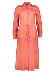 Miss goodlife Sukienka "Pink Jungle" w kolorze koralowo-jasnoróżowym rozmiar: XS. Czerwone sukienki miss goodlife, na co dzień, xs, bez wzorów, z wiskozy, bez kołnierzyka, bez ramiączek, maxi, proste. Za 155.15 zł.