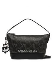 KARL LAGERFELD Torebka A2W30177 Czarny. Czarne torebki klasyczne KARL LAGERFELD, bez wzorów, ze skóry, bez dodatków. Za 499.99 zł.
