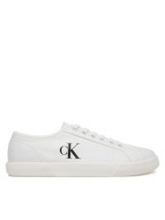 Calvin Klein Jeans Tenisówki Ess Vulc Low Cv Mg Wn YW0YW01762 Czarny. Białe trampki Calvin Klein Jeans, bez wzorów, z jeansu, bez zapięcia. Za 149.99 zł.