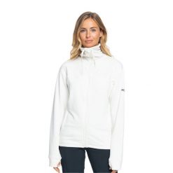 Bluza damska ROXY Vertere Full Zip. Białe bluzy Roxy, na zimę, m, bez wzorów, bez kaptura. Za 249.99 zł.