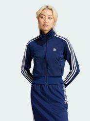 Adidas Kurtka sportowa "Firebird" w kolorze granatowym rozmiar: XXS. Niebieskie kurtki sportowe Adidas, xxs, bez wzorów, bez kaptura, outdoorowe. Za 126.75 zł.