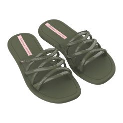 Klapki damskie Ipanema Meu Sol. Szare klapki Ipanema, bez wzorów, z materiału, bez obcasa. Za 154.00 zł.