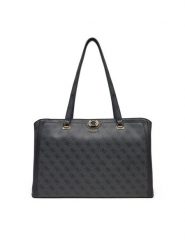 Guess Torebka TWB953 19160 Czarny. Czarne shopper Guess, z aplikacjami, ze skóry, bez dodatków. Za 409.99 zł.