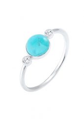 Elli Damski Boho Trend z cyrkoniami i holwitem w srebrze 925 Sterling Silver Pierścionki 1 ct. Szare pierścionki Elli, z cyrkonią, srebrne. Za 211.64 zł.