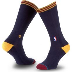 Skarpety Wysokie Unisex STANCE - Cavs Arena Logo M558D5CAVS Navy. Niebieskie skarpety Stance, bez wzorów, z bawełny. W wyprzedaży za 49.00 zł.