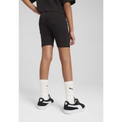 Młodzieżowe krótkie legginsy ESS z logo No. 1 PUMA Black. Czarna legginsy Puma, m, bez wzorów, z gumy, krótkie. Za 89.00 zł.