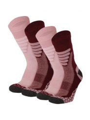 Skarpety trekkingowe Coolmax® do łydki 4 pary – Bordowy. Czerwone skarpety XTREME SOCKSWEAR, bez wzorów, z bawełny. Za 173.56 zł.