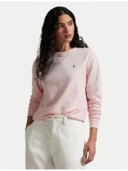 Polo Ralph Lauren Bluza 211935582016 Różowy Regular Fit. Czerwone bluzy Polo Ralph Lauren, xxs, bez wzorów, z bawełny, bez kaptura. Za 699.99 zł.