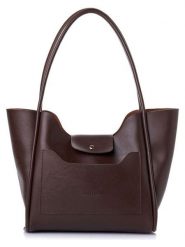 Lucky Bees Torebka "Esme" w kolorze brązowym - 35 x 29 x 12 cm rozmiar: onesize. Brązowe torby na ramię Lucky Bees, bez wzorów, z materiału, na ramię, bez dodatków. Za 69.99 zł.