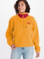 Marmot Bluza polarowa w kolorze żółtym rozmiar: S. Żółte bluzy sportowe Marmot, s, bez wzorów, z polaru, bez kaptura. Za 117.99 zł.