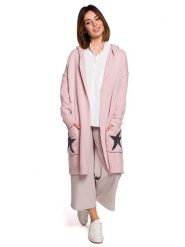 Be Wear Kardigan w kolorze jasnoróżowym rozmiar: S/M. Różowe kardigany Be Wear, m, bez wzorów. Za 245.45 zł.