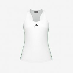 Koszulka bez rękawów damska SPIRIT Tank Top. Białe koszulki sportowe Head, bez wzorów, bez ramiączek, tenisowe. W wyprzedaży za 168.00 zł.
